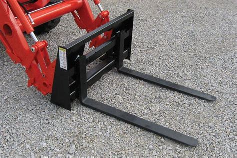 compact track loader pallet forks|tractor pallet forks quick attach.